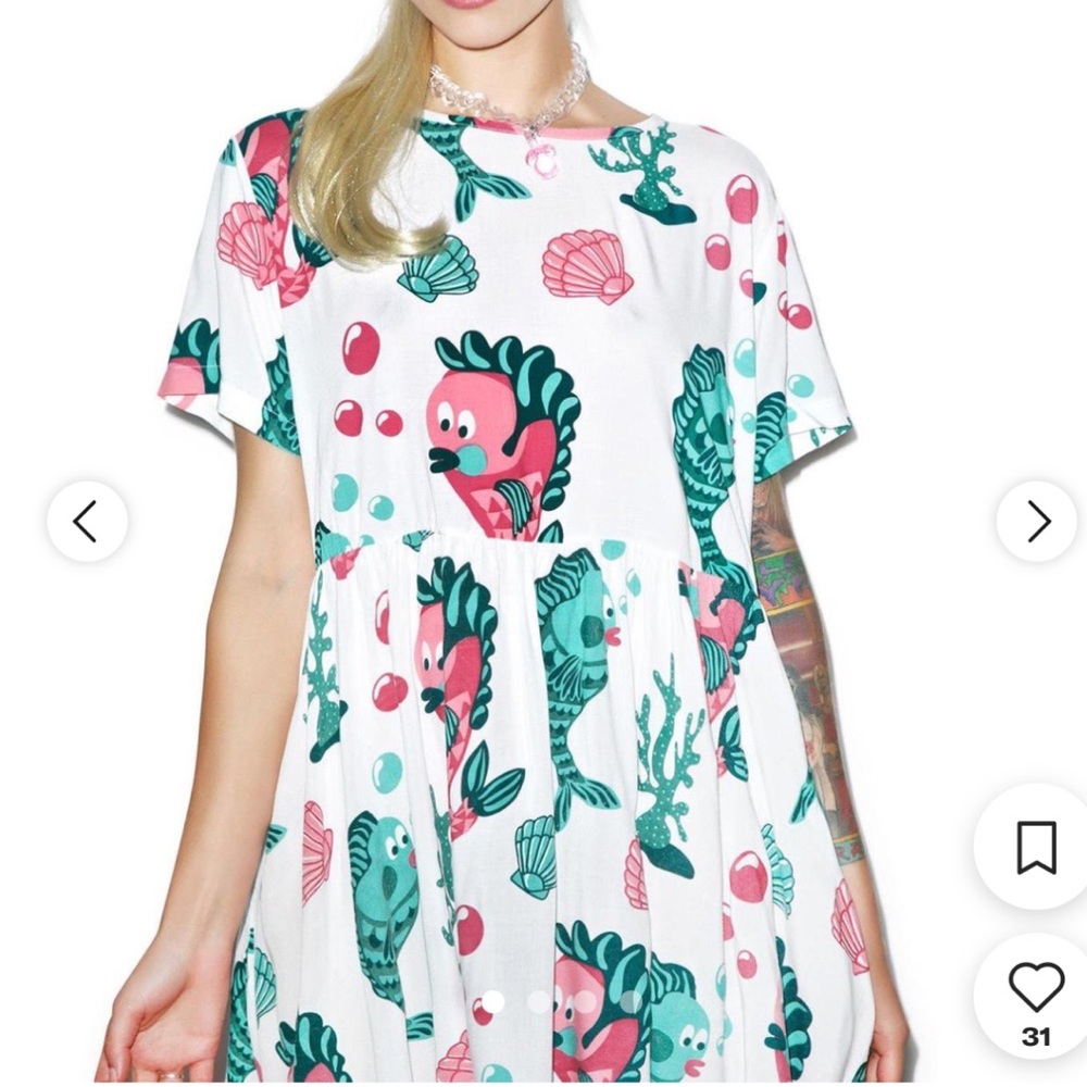 Lazy Oaf Under the Sea Dress